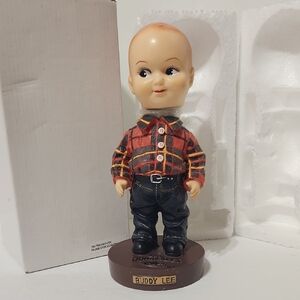 Vintage Buddy Lee Jeans Dungarees Advertising Promo Bobble Head "Can't Bust'em"